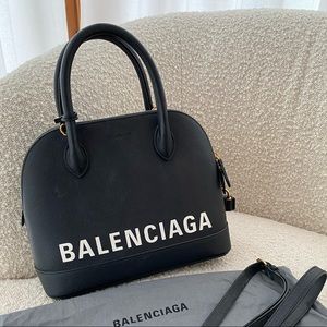 Balenciaga Bag | Ville Leather Top Handle Bag